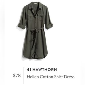 41 Hawthorn Hellen Cotton Shirt Dress